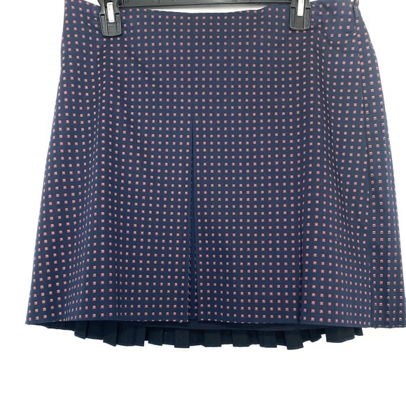 Tory Burch Klarissa Pleated Mini Skirt Size 8 - Picture 8 of 14